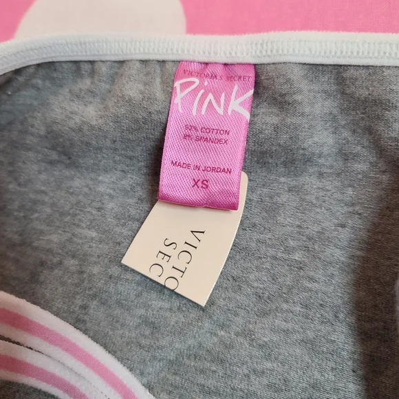 Rare VTG VS PINK Classic Cotton Double String Bikini Panty Size XS Panties